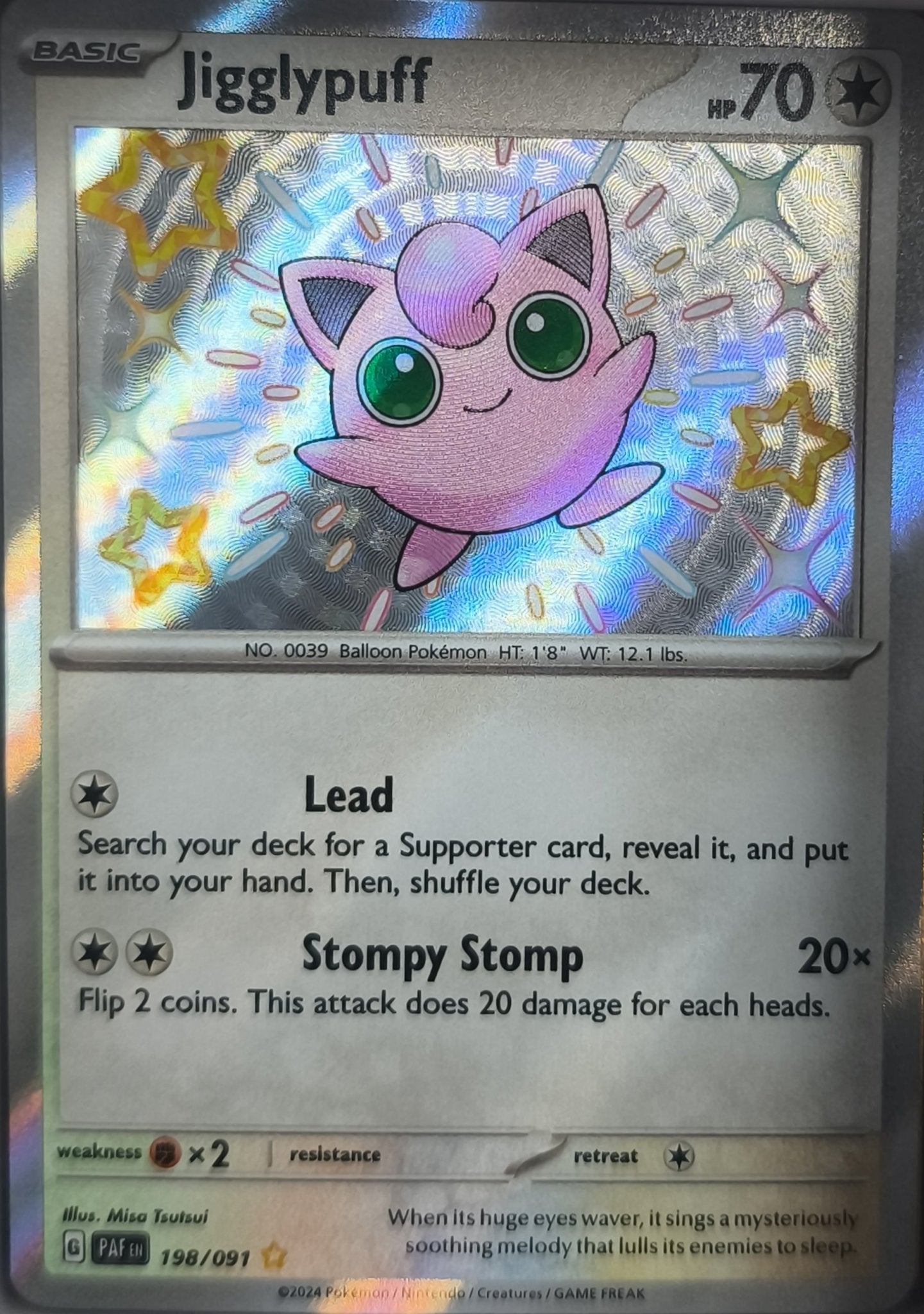Shiny Pummelluff - Paldean Fates NM Pokemon TCG - Lachsnacken-Shop