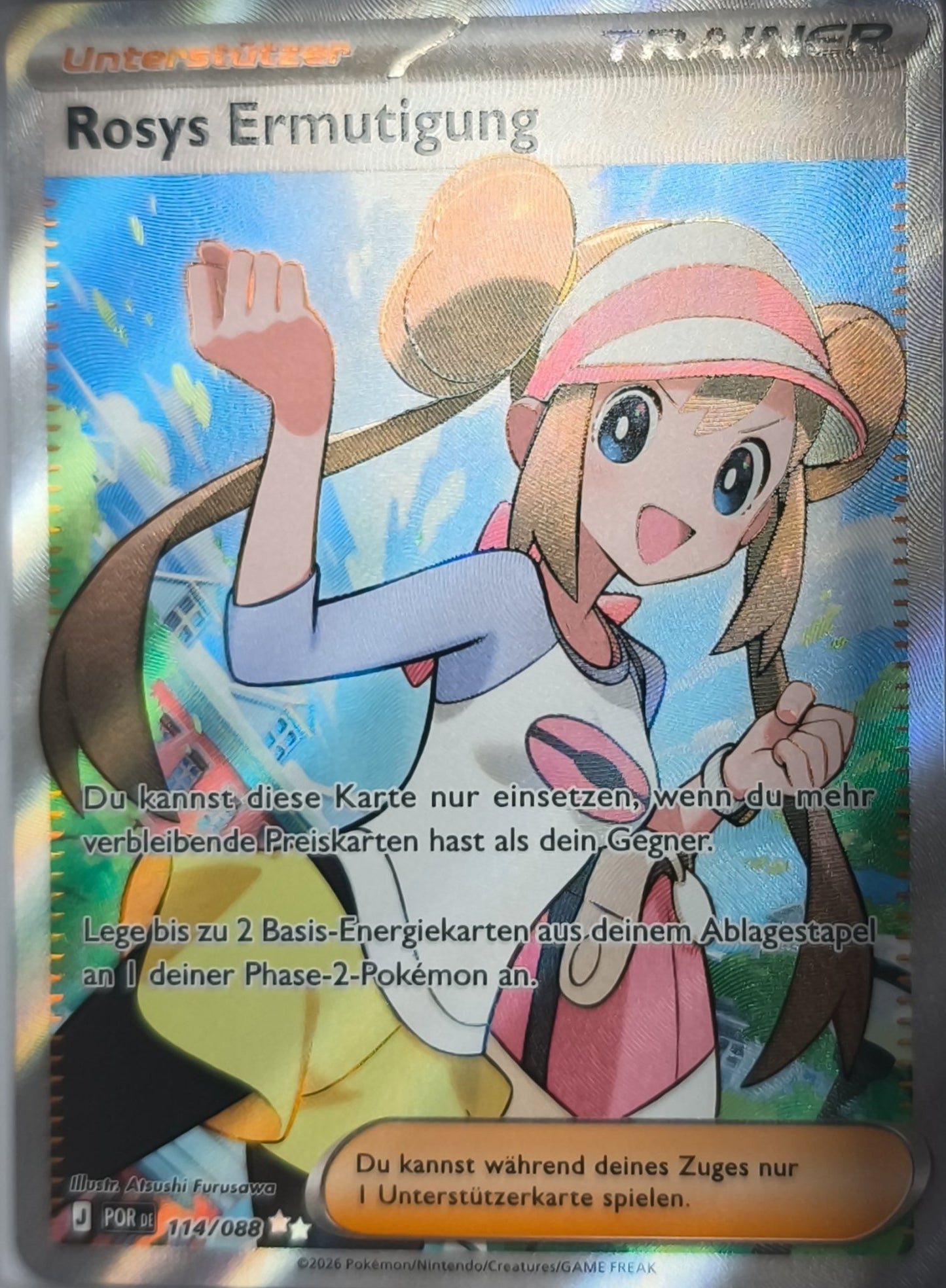 Rosis Ermutigung Optimale Ordnung NM Pokemon TCG Deutsch - Lachsnacken-Shop