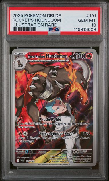 Team Rockets Hundemon PSA 10 Ewige Rivalen Deutsch - Lachsnacken - Shop