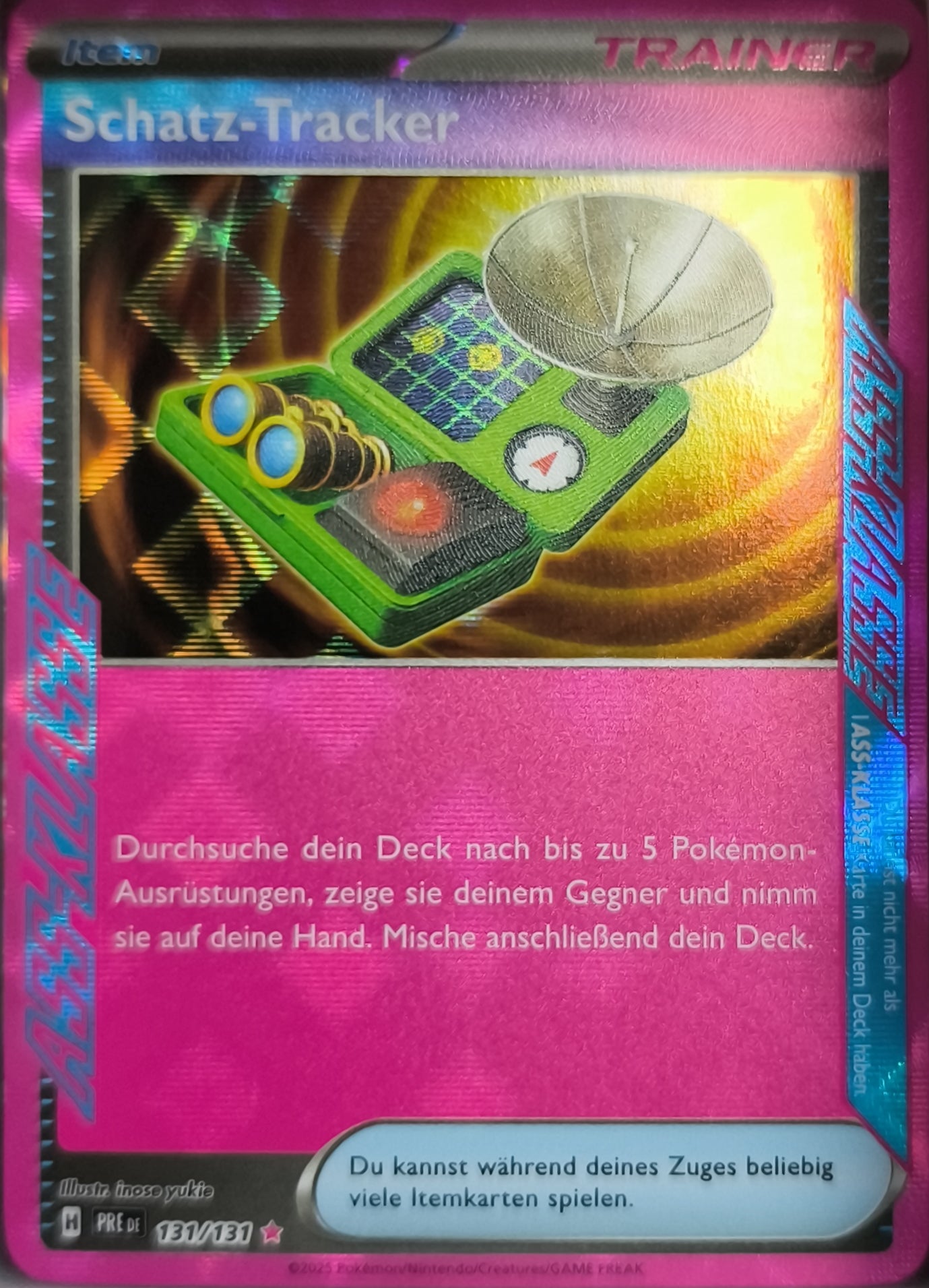 Schatz-Tracker Prismatische Entwicklungen Near Mint Pokemon TCG Deutsch