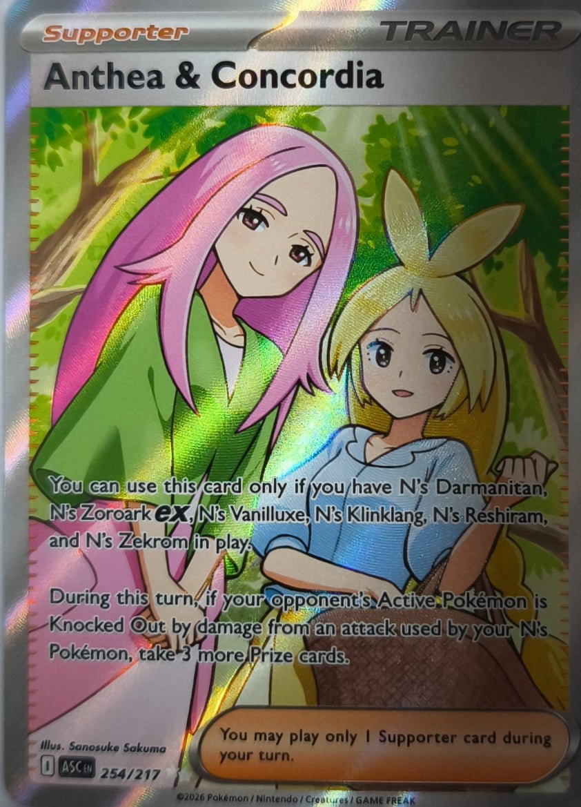 Minna und Elfriede Erhabene Helden NM Englisch Pokemon TCG - Lachsnacken-Shop