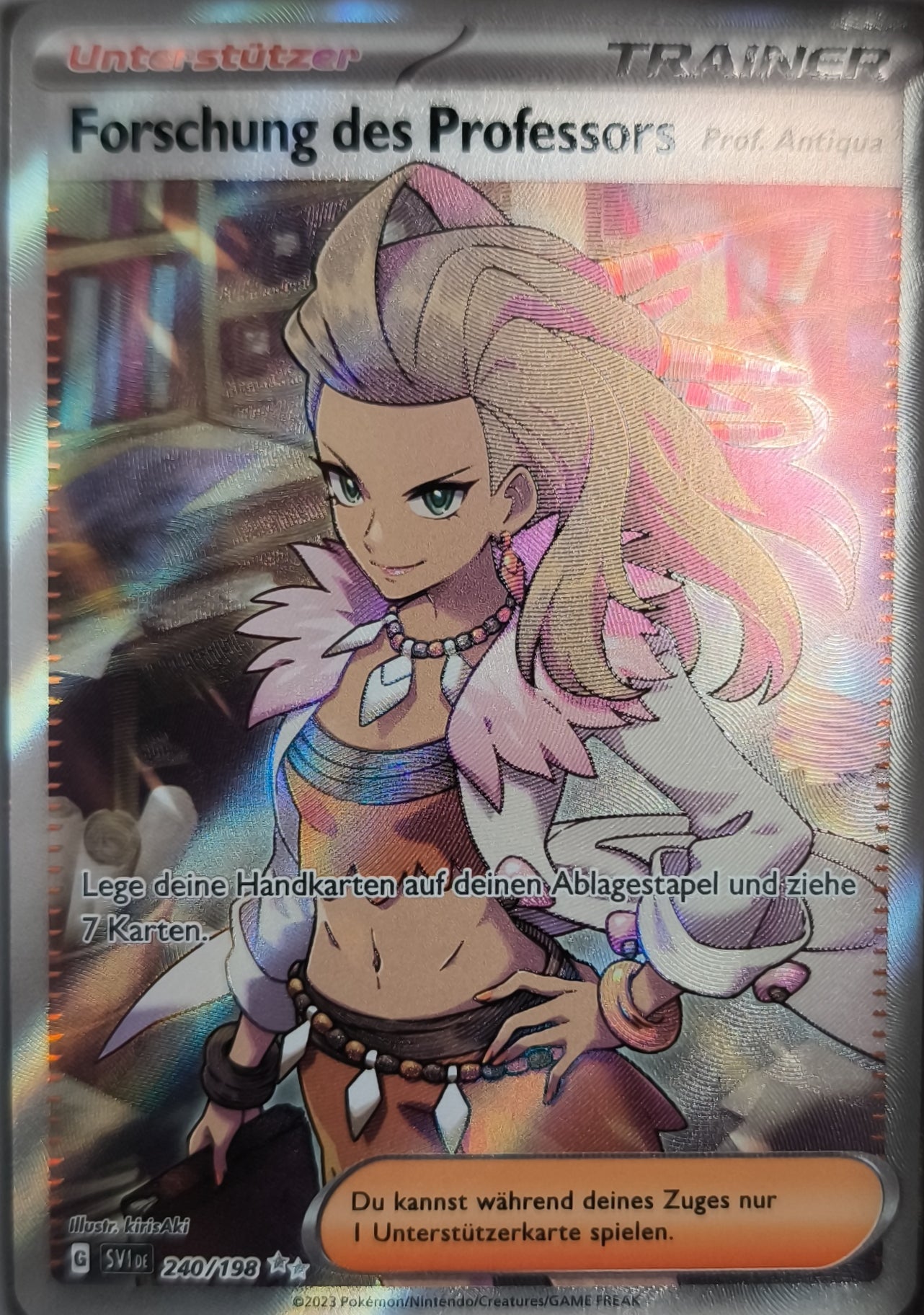 Forschung des Professors Scarlet & Violet Near Mint Deutsch Pokemon TCG - Lachsnacken-Shop