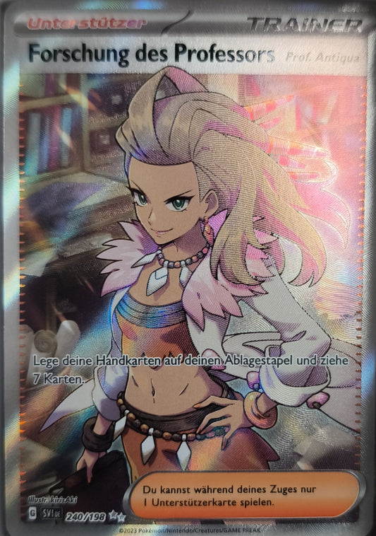 Forschung des Professors Scarlet & Violet Near Mint Deutsch Pokemon TCG - Lachsnacken-Shop