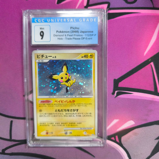 Pichu Diamant und Pearl Promo CGC 9