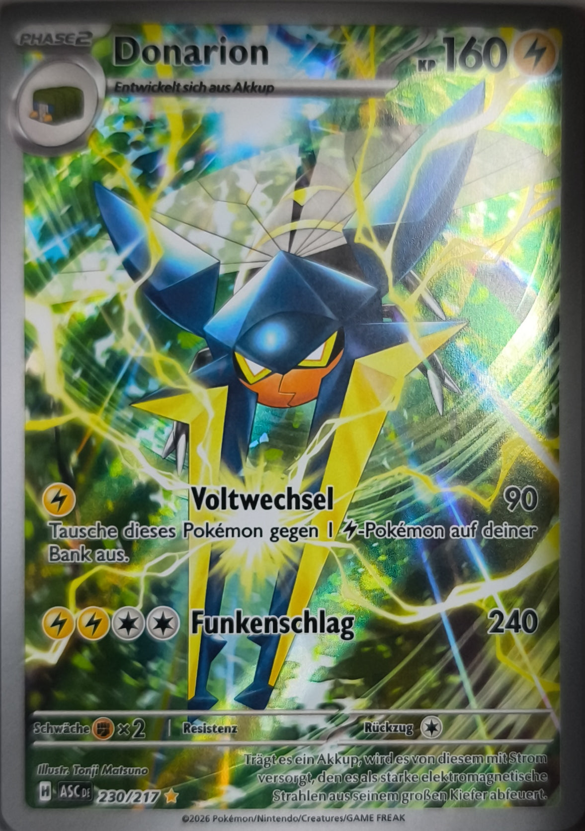 Donarion Erhabene Helden NM Deutsch Pokemon TCG