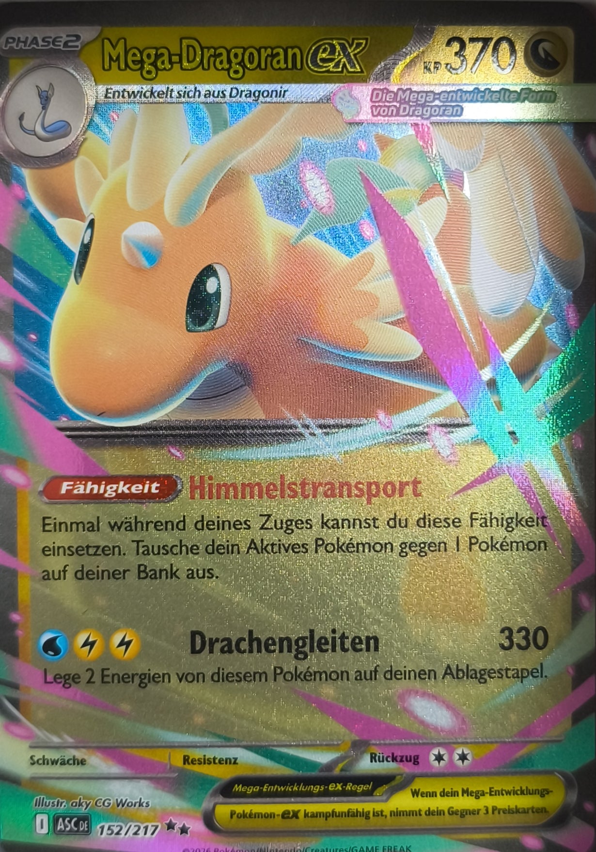 Mega Dragoran ex Erhabene Helden NM Deutsch - Lachsnacken-Shop