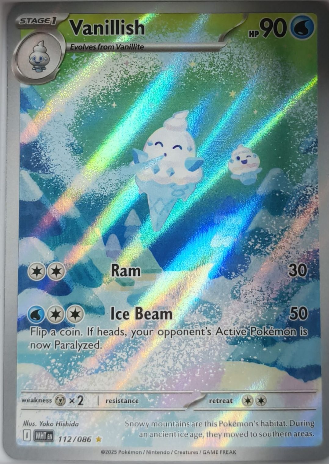 Gelatroppo 112/086 Weiße Flammen Pokemon TCG - Lachsnacken-Shop