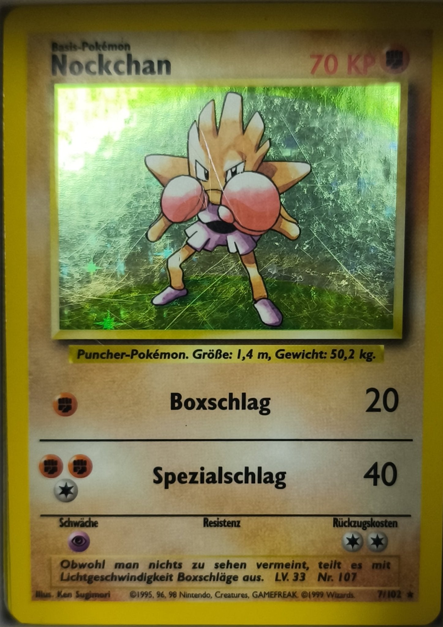 Nockchan Holo (BS 7) Base Set Good-Excellent - Lachsnacken-Shop