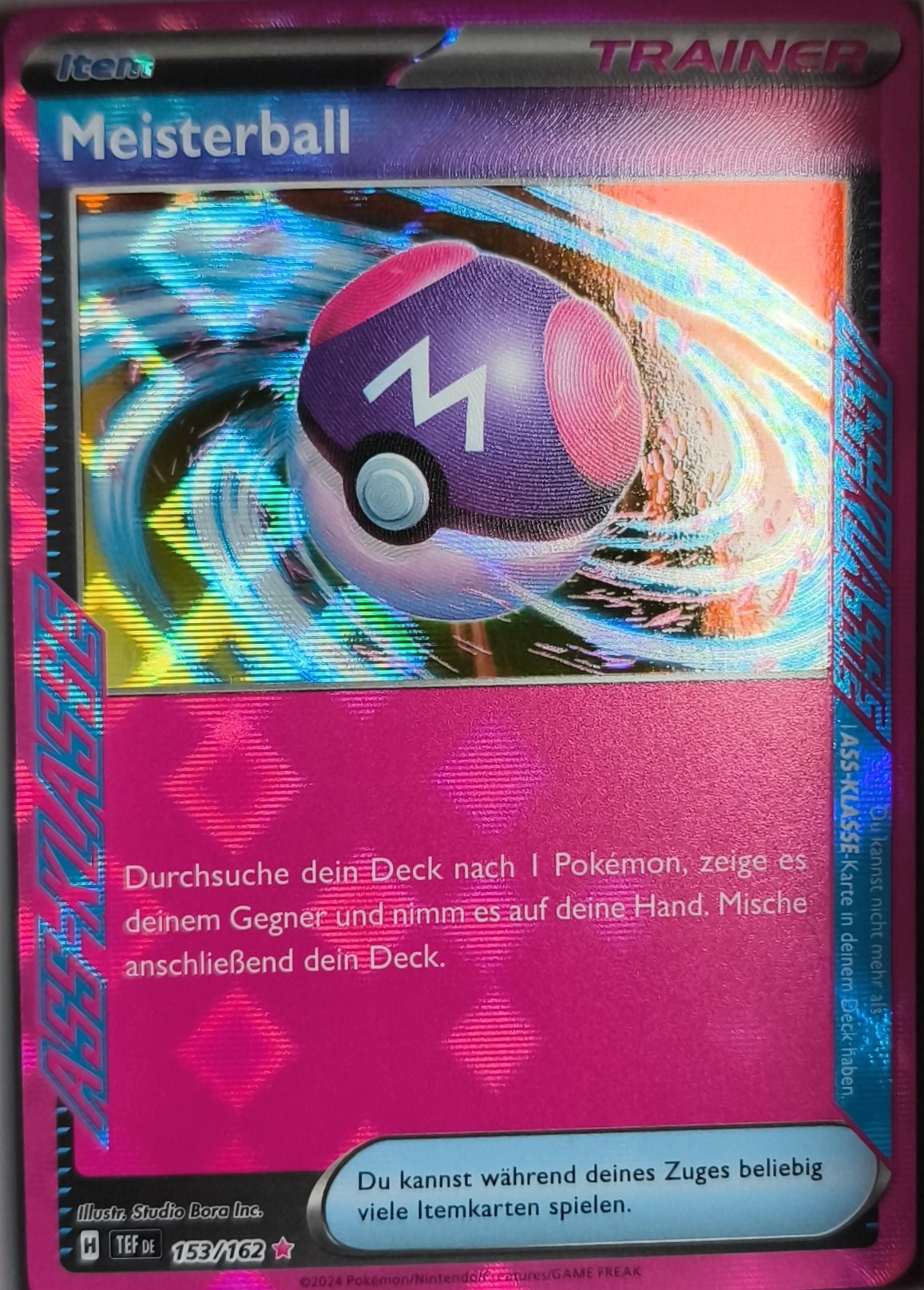 Meisterball Aspec Gewalten der Zeit Near Mint Deutsch Pokemon TCG - Lachsnacken-Shop