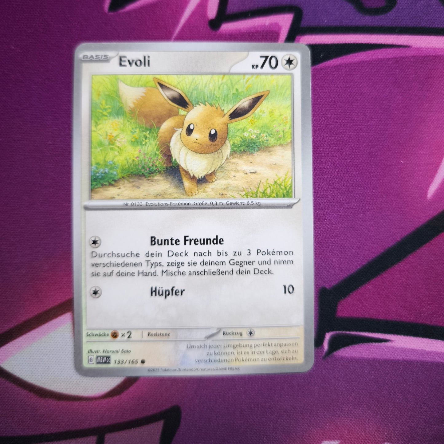 Evoli 151 Deutsch Near Mint Pokemon TCG