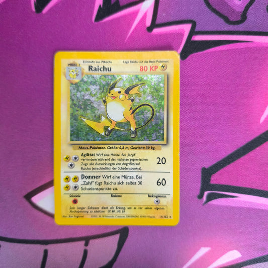 Raichu Base Set Zustand: Excellent
