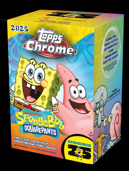 Topps Chrome SpongeBob 25th Anniversary - Value Box