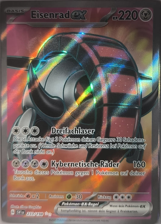 Eisenrad ex 233/198 Scarlet & Violet NM Pokemon TCG - Lachsnacken-Shop