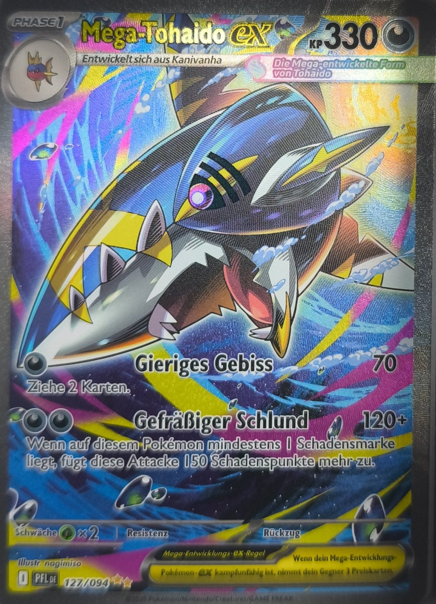 Mega Torhaido 127/094 Fatale Flammen Deutsch Pokemon TCG - Lachsnacken-Shop