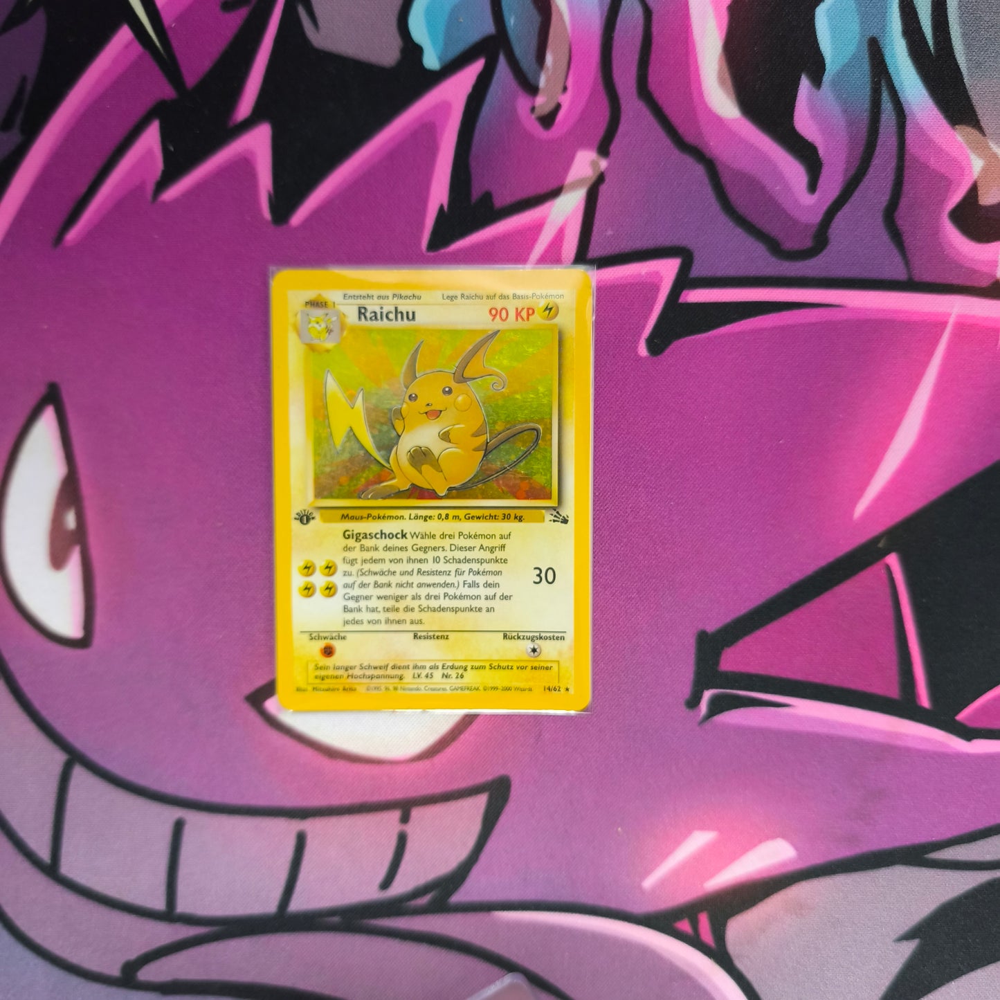 Raichu Fossil Zustand: Excellent-Near Mint