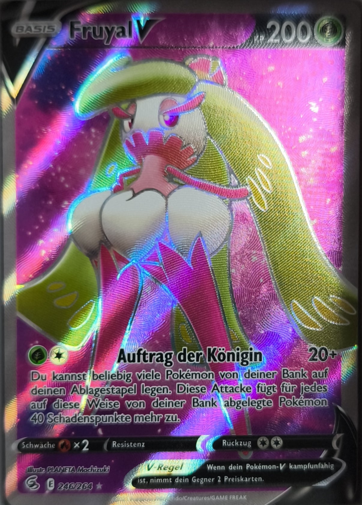 Fruyal V Full Art Fussionsangriff Near Mint Deutsch - Lachsnacken-Shop