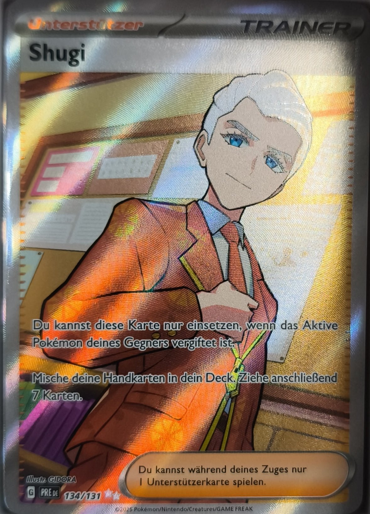 Shugi Prismatische Entwicklungen Near Mint Pokemon TCG Deutsch - Lachsnacken-Shop