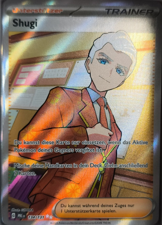 Shugi Prismatische Entwicklungen Near Mint Pokemon TCG Deutsch - Lachsnacken-Shop