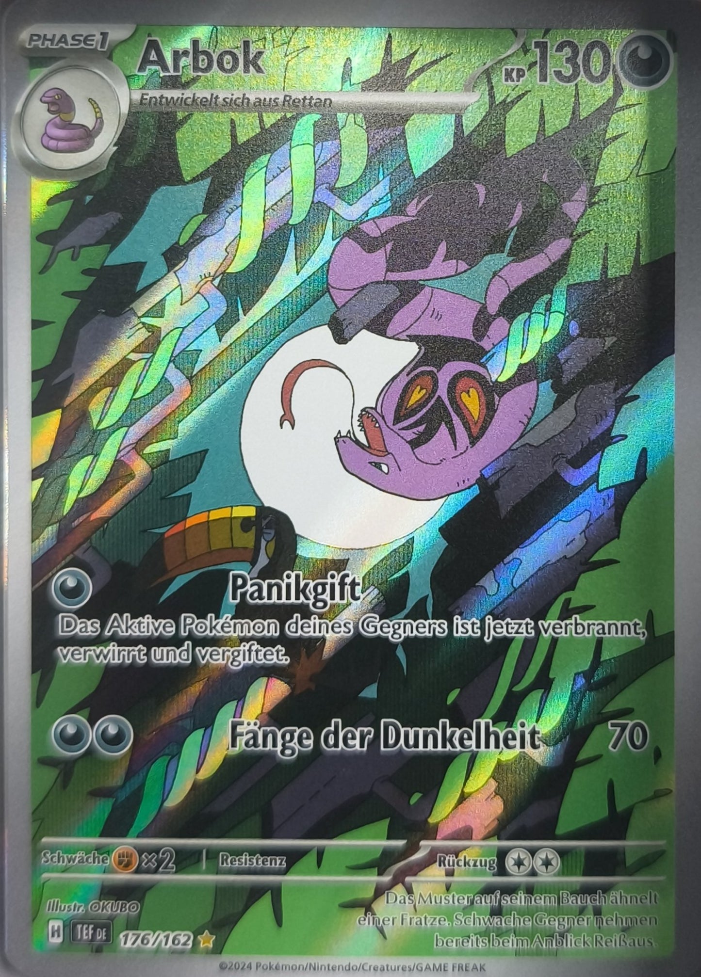 Arbok Gewalten der Zeit Deutsch NM Pokemon TCG - Lachsnacken-Shop