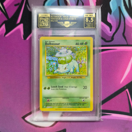 Bisasam Classic Collection Missprint !!! AP Grading 8,5