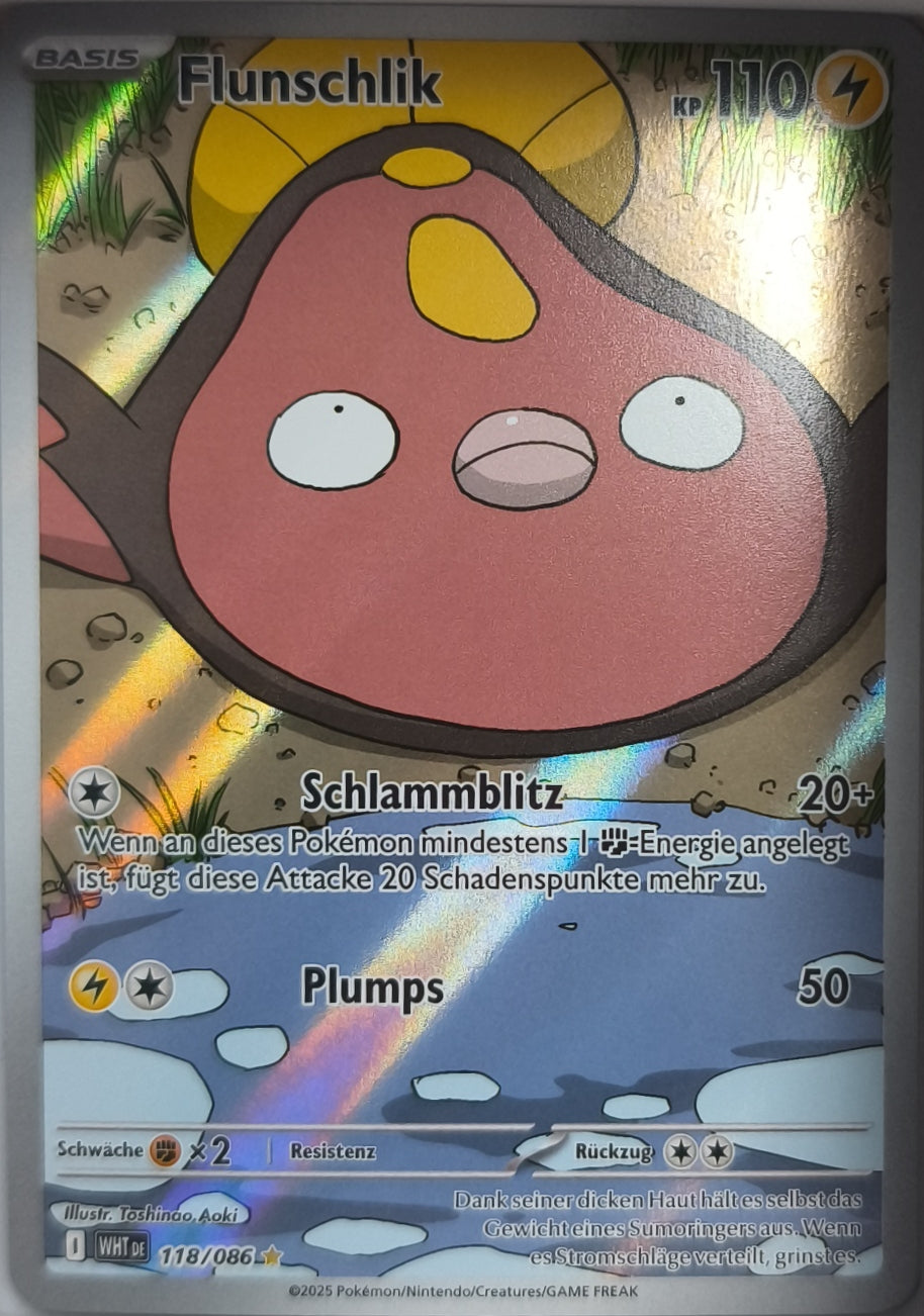 Flunschlik Deutsch Weiße Flammen Sealed Pokemon TCG