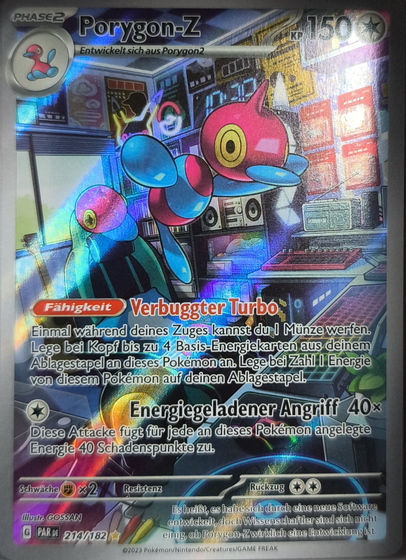 Porygon Z Paradox Rift NM Deutsch Pokemon TCG - Lachsnacken-Shop