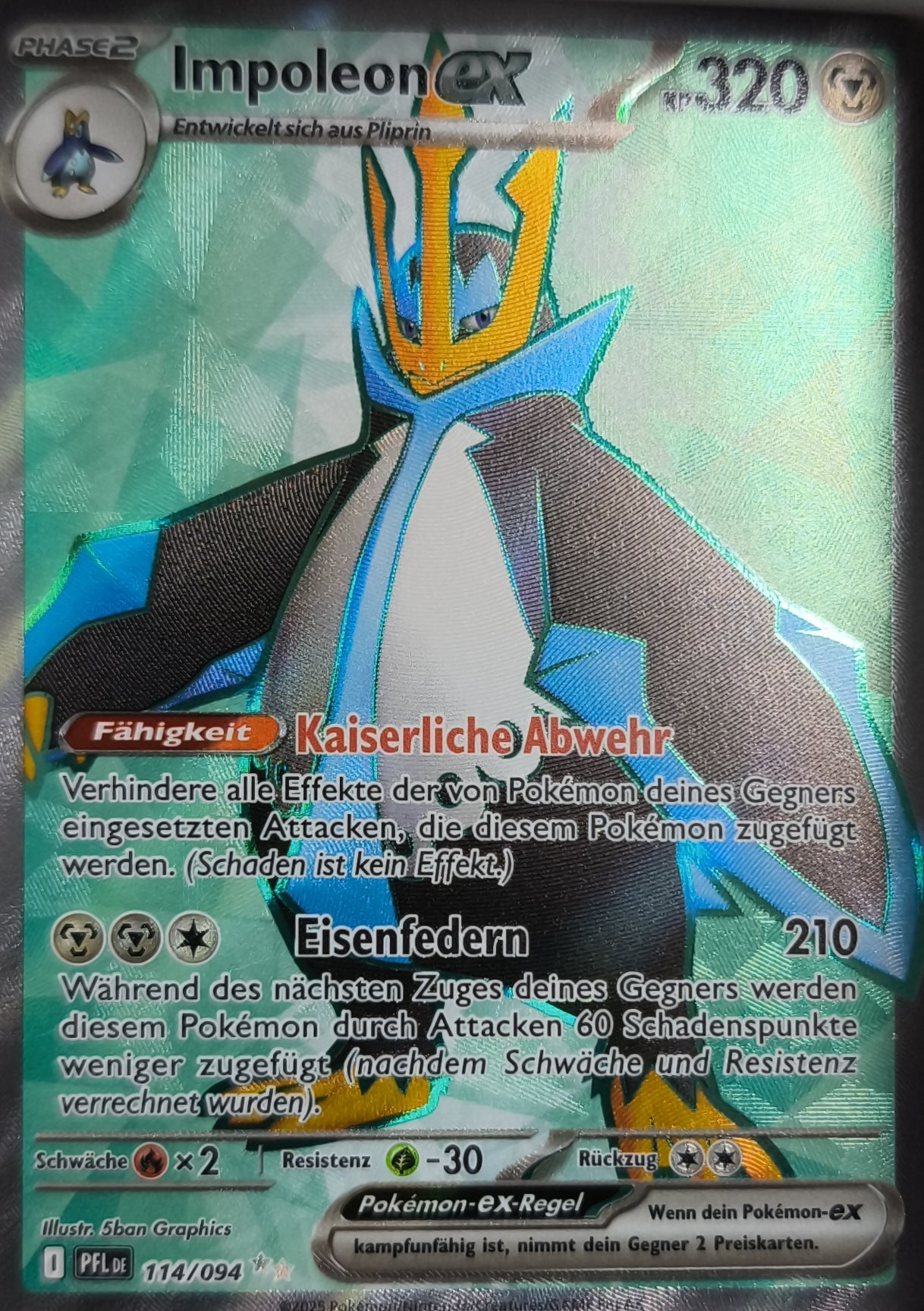 Impoleon Full Art Fatale Flammen Deutsch NM Pokemon TCG - Lachsnacken-Shop