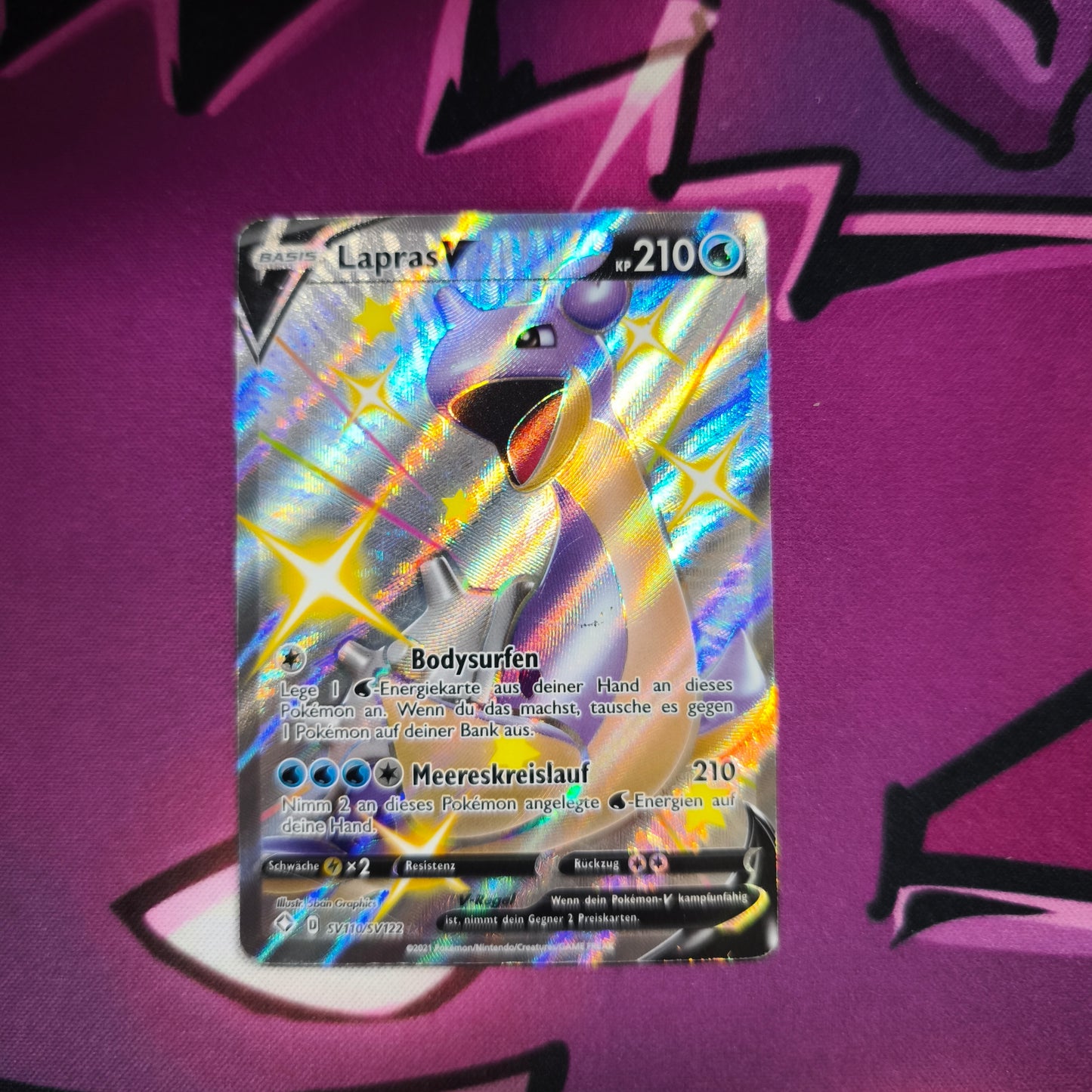 Lapras Shiny Full Art Paldeas Schicksale Excellent