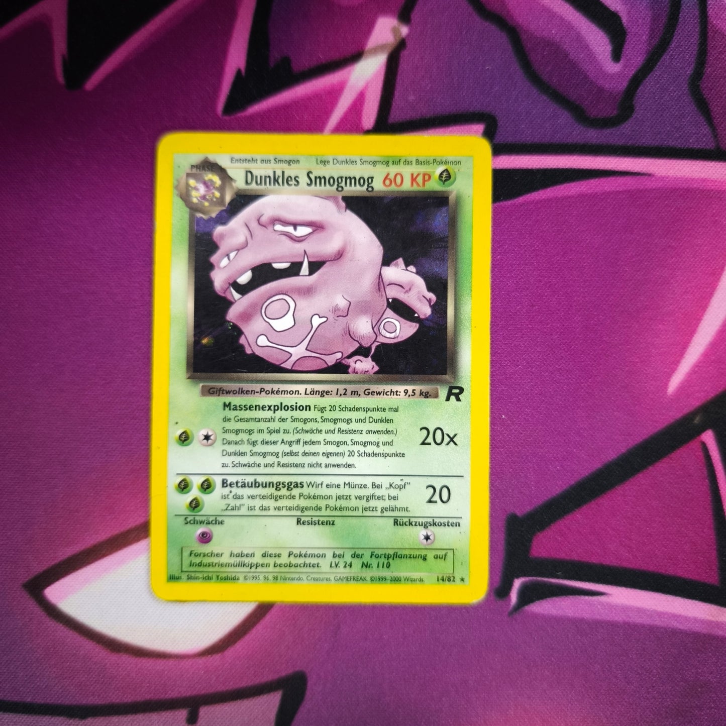 Dunkles Smogmog Team Rocket Deutsch Zustand: Good