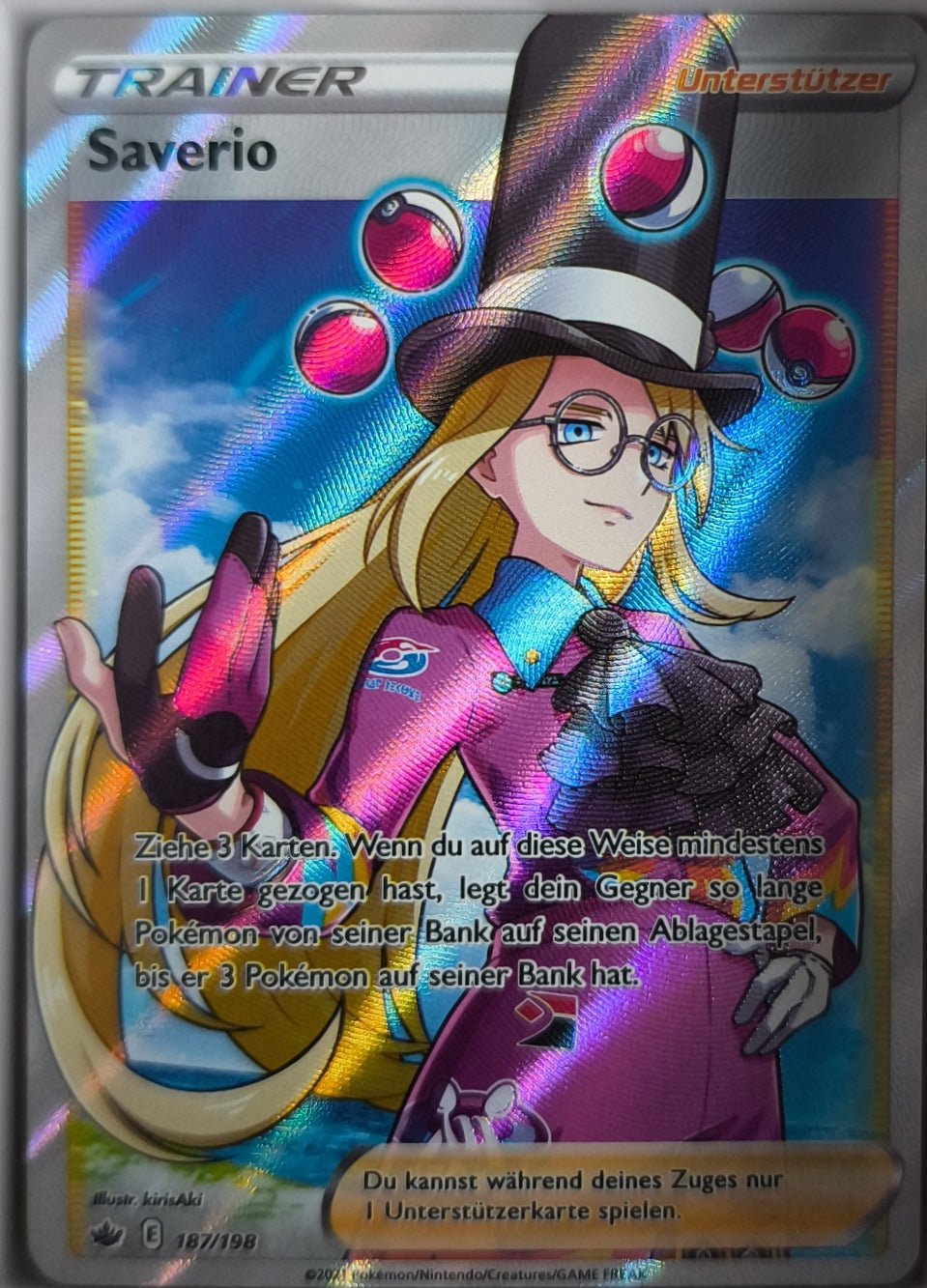 Saverio Full Art Schaurige Herrschaft Deutsch Near Mint - Lachsnacken-Shop