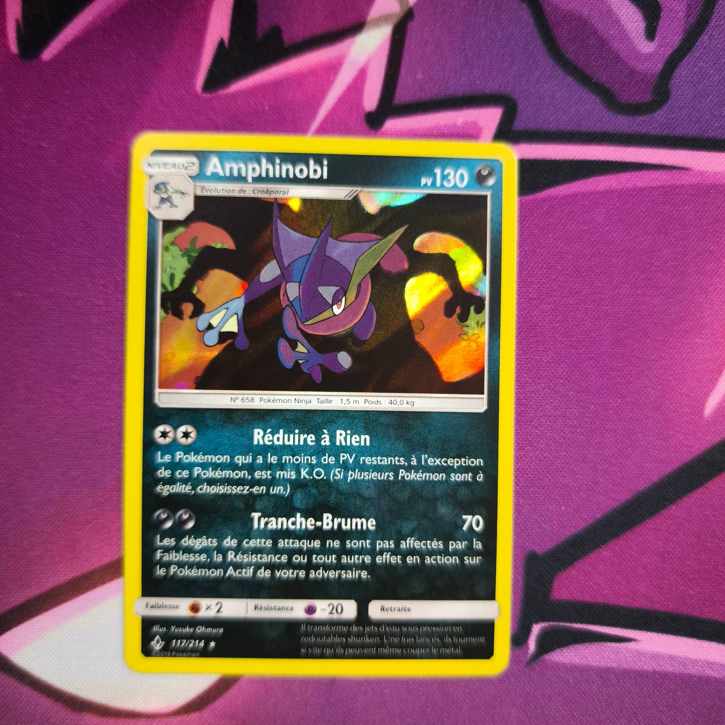 Quajutsu Unbroken Bonds Französisch Near Mint Pokemon TCG
