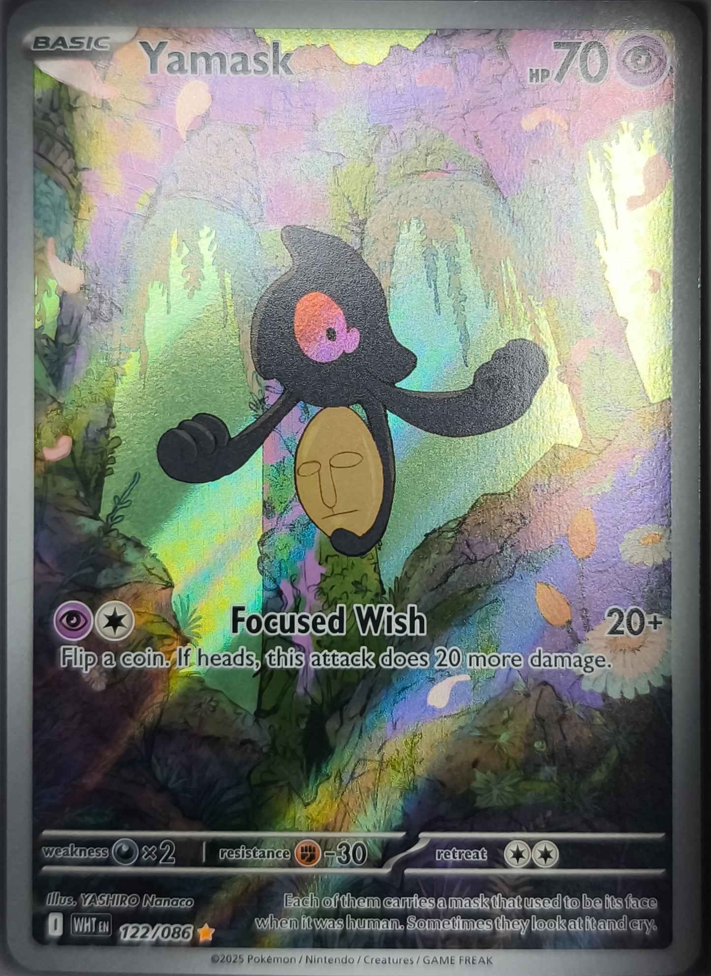 Makabaja 122/086 Englisch Weiße Flammen Pokemon TCG