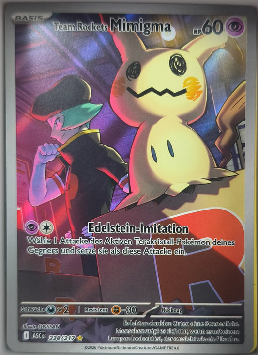 Team Rockets Mimigma Erhabene Helden NM Deutsch - Lachsnacken-Shop