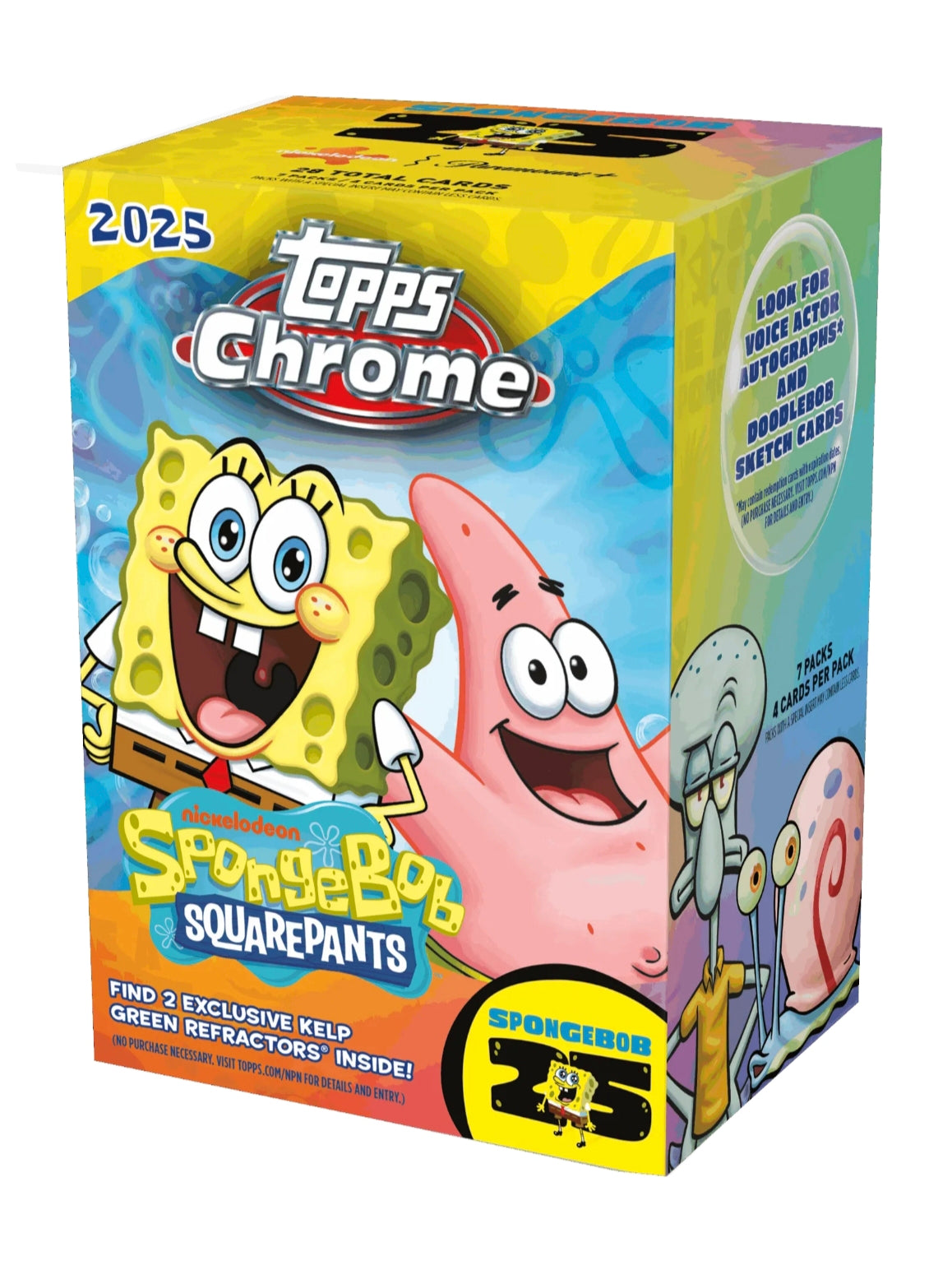 Topps Chrome SpongeBob 25th Anniversary - Value Box