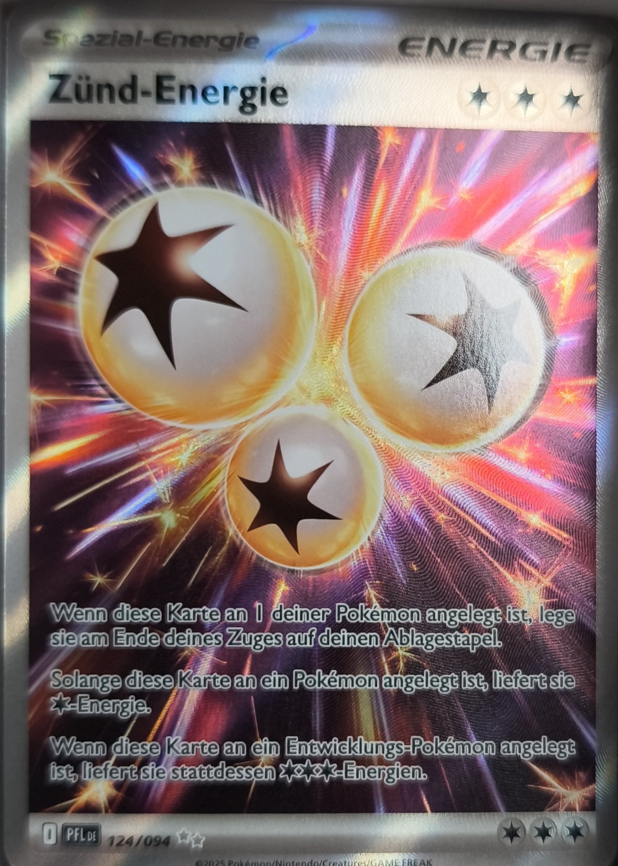 Zündenergie Fatale Flammen Deutsch NM Pokemon TCG - Lachsnacken-Shop