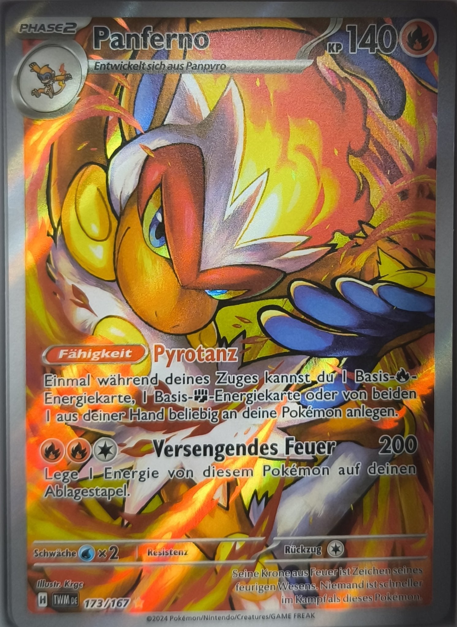 Panferno Twilight Maskerade Near Mint Deutsch Pokemon TCG - Lachsnacken-Shop