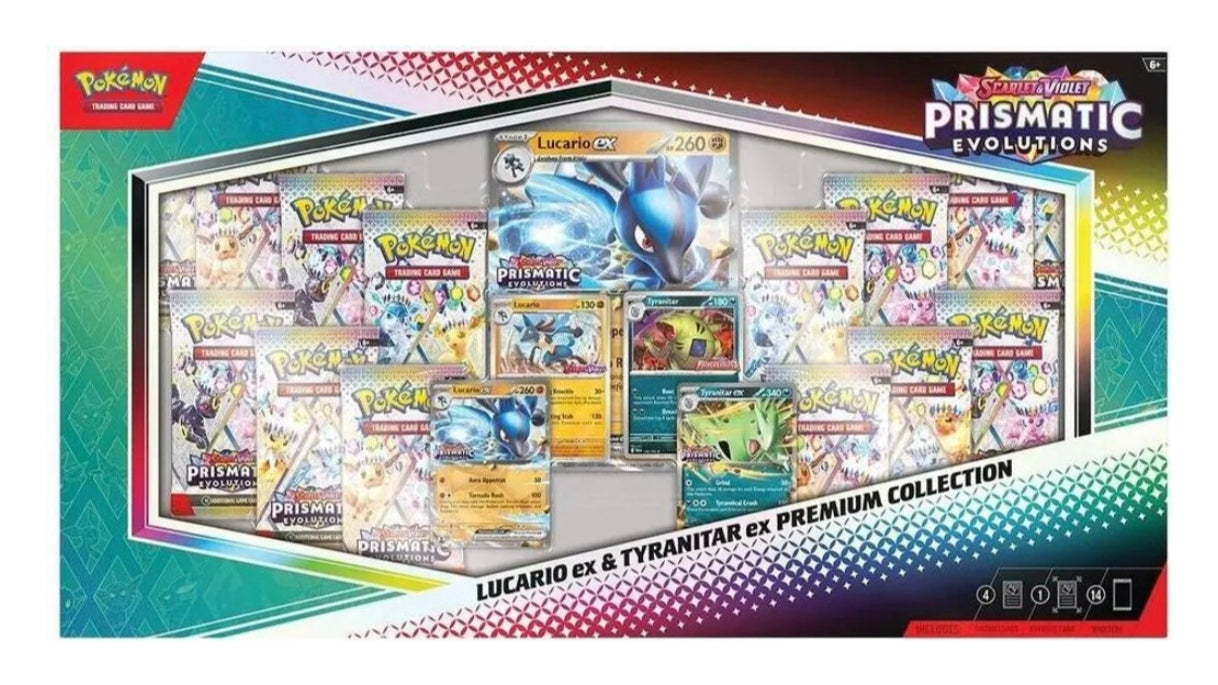 Prismatische Entwicklungen Lucario EX & Despotar EX Premium Collection