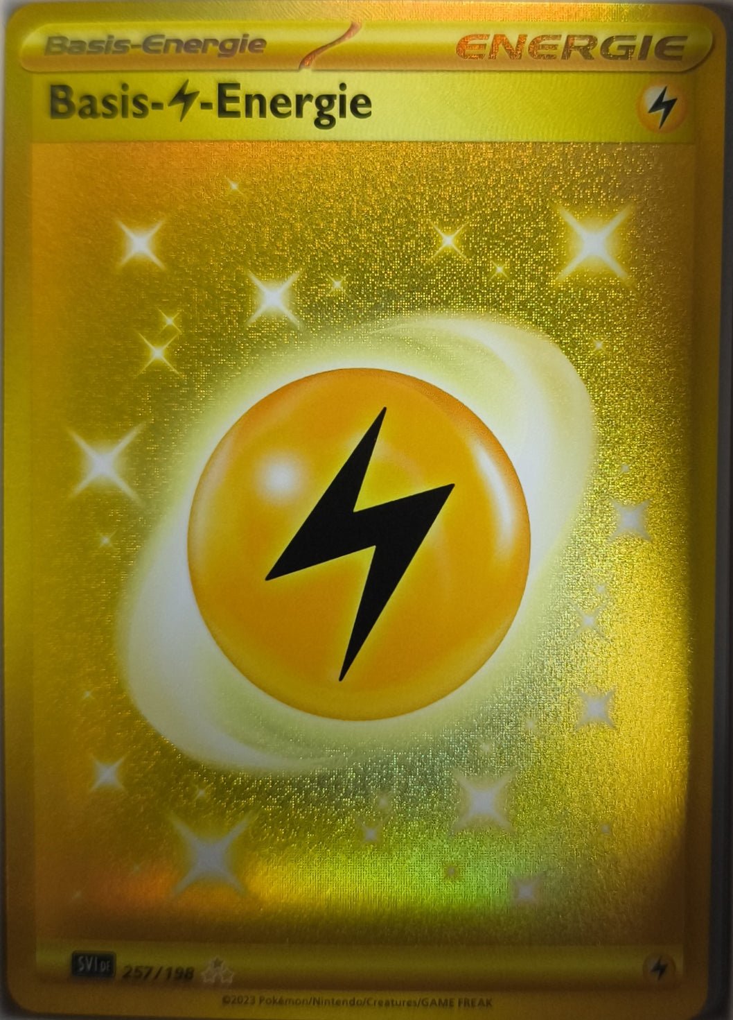 Basis Blitzenergie Karmesin & Pupur Base Set NM Deutsch - Lachsnacken-Shop