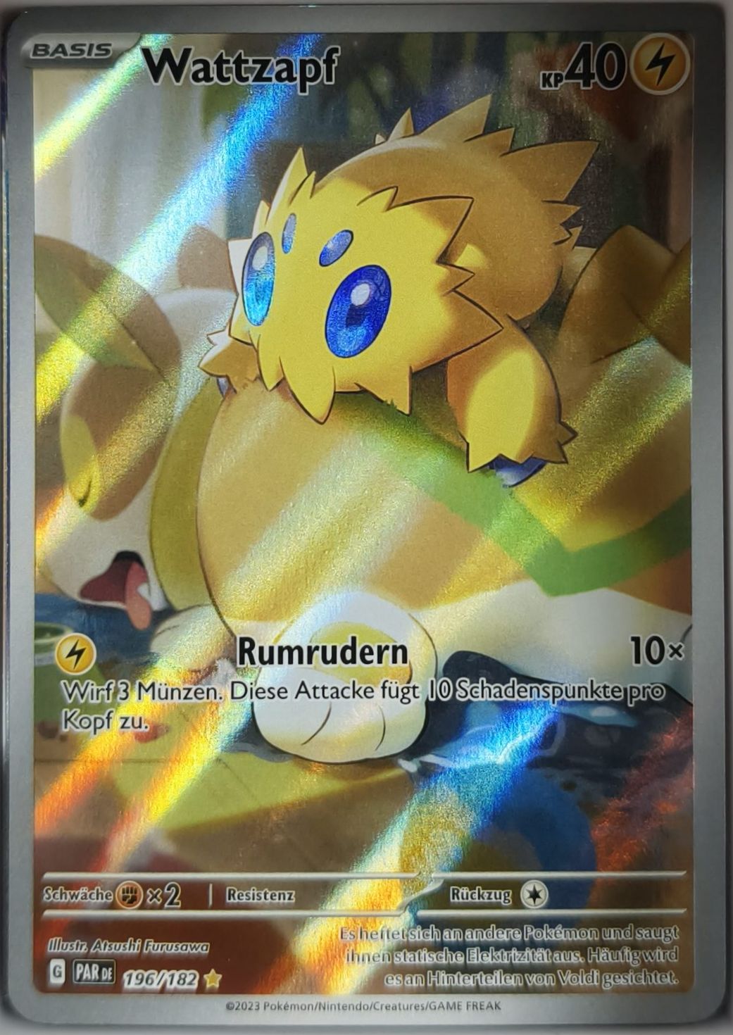 Wattzapf 196/182 Paradoxrift Rift NM Pokemon TCG - Lachsnacken-Shop