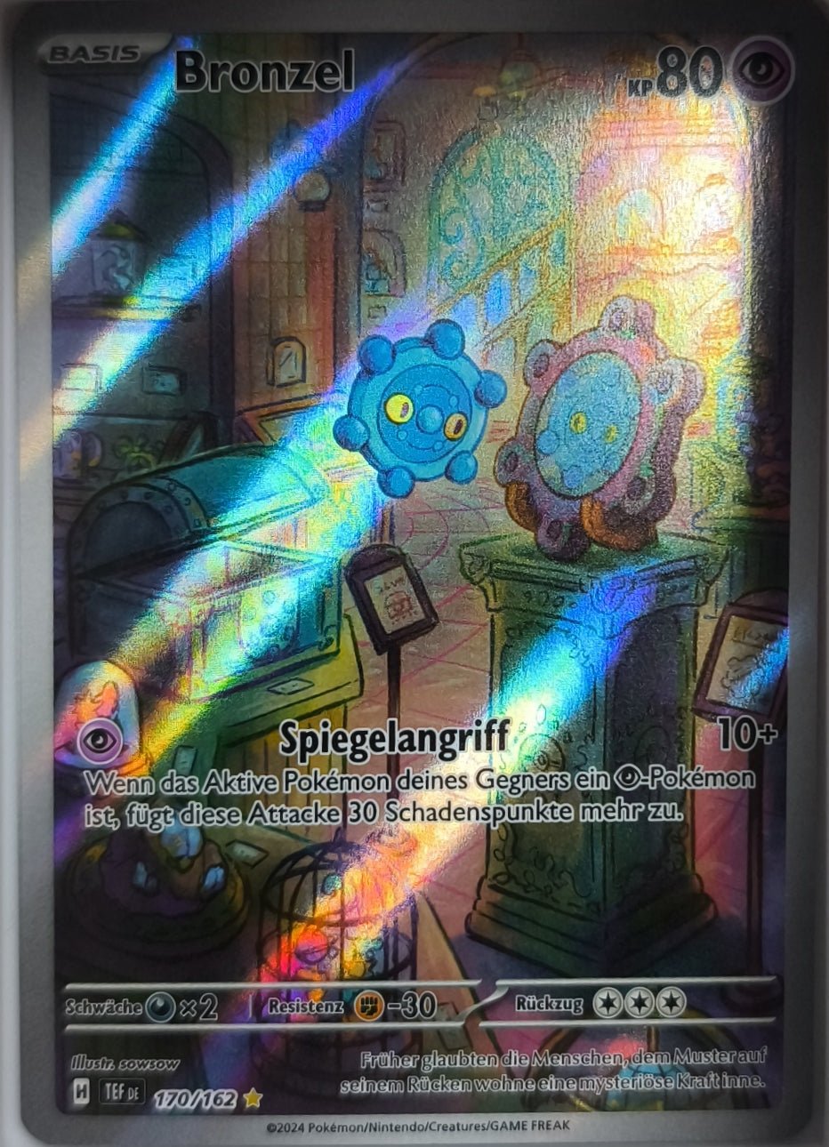 Bronzel Gewalten der Zeit Deutsch NM Pokemon TCG - Lachsnacken-Shop