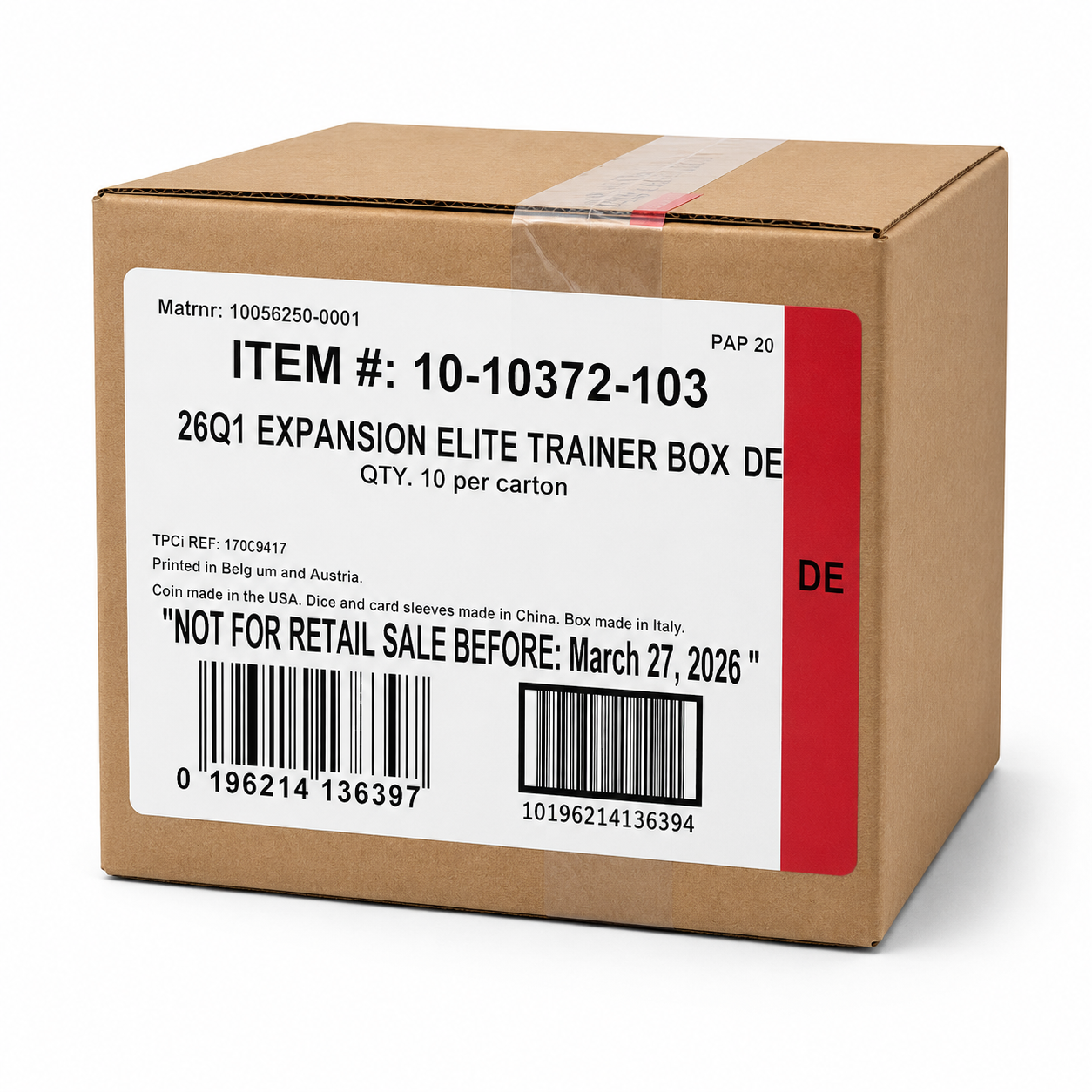 Prismatische Entwicklungen Case (10 Top Trainer Boxen) (Geöffnet zur Qualitätskontrolle)