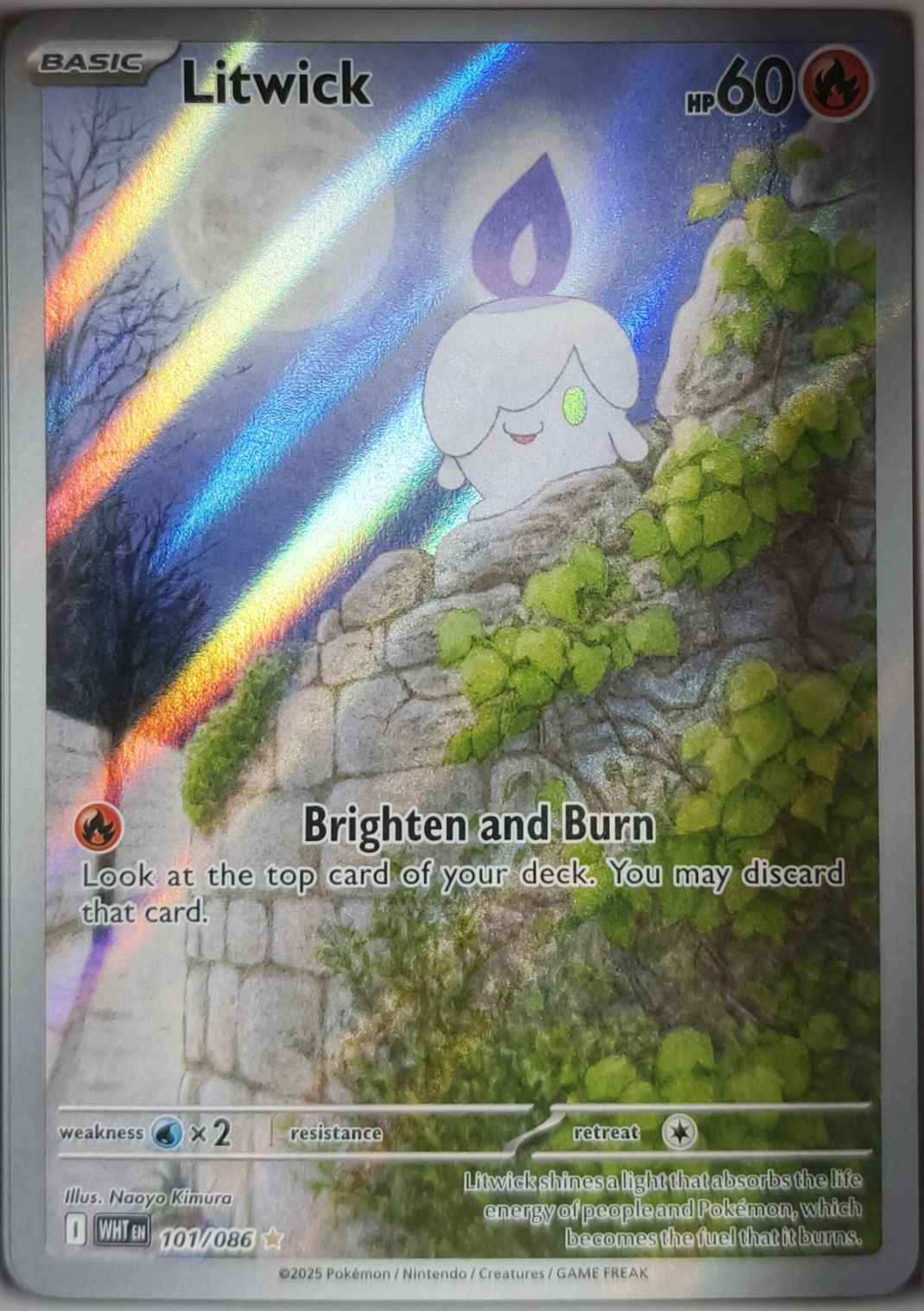Lichtel 101/086 Illustration Rare Weiße Flammen Pokemon TCG - Lachsnacken-Shop