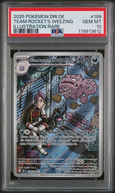 Team Rockets Smogmog PSA 10 Ewige Rivalen Deutsch - Lachsnacken - Shop