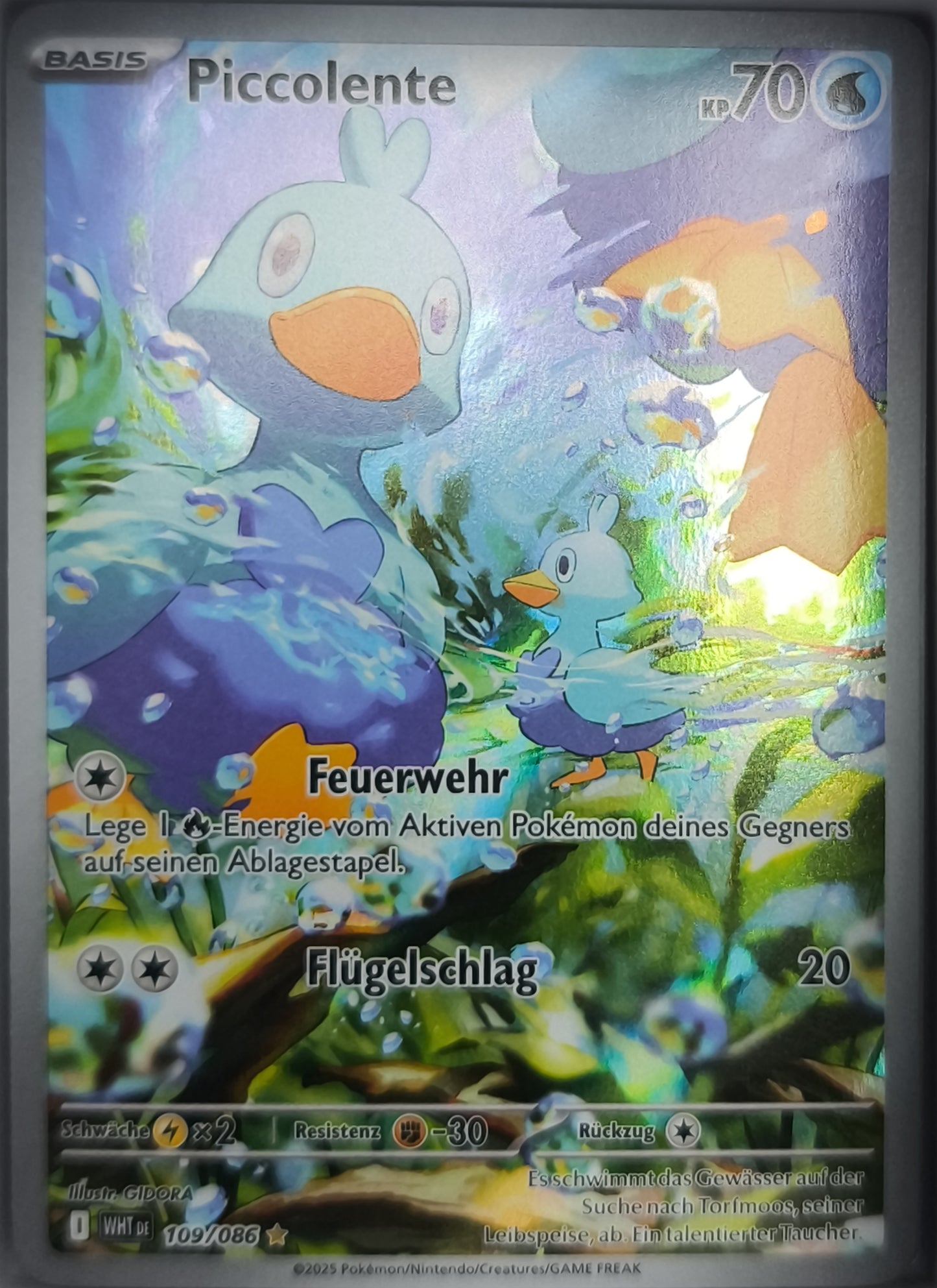Piccolente 109/086 Deutsch Weiße Flammen Pokemon TCG