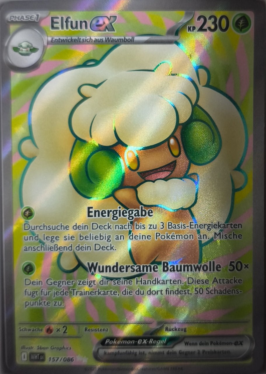 Elfun Full Art Deutsch Weiße Flammen Sealed Pokemon TCG - Lachsnacken-Shop