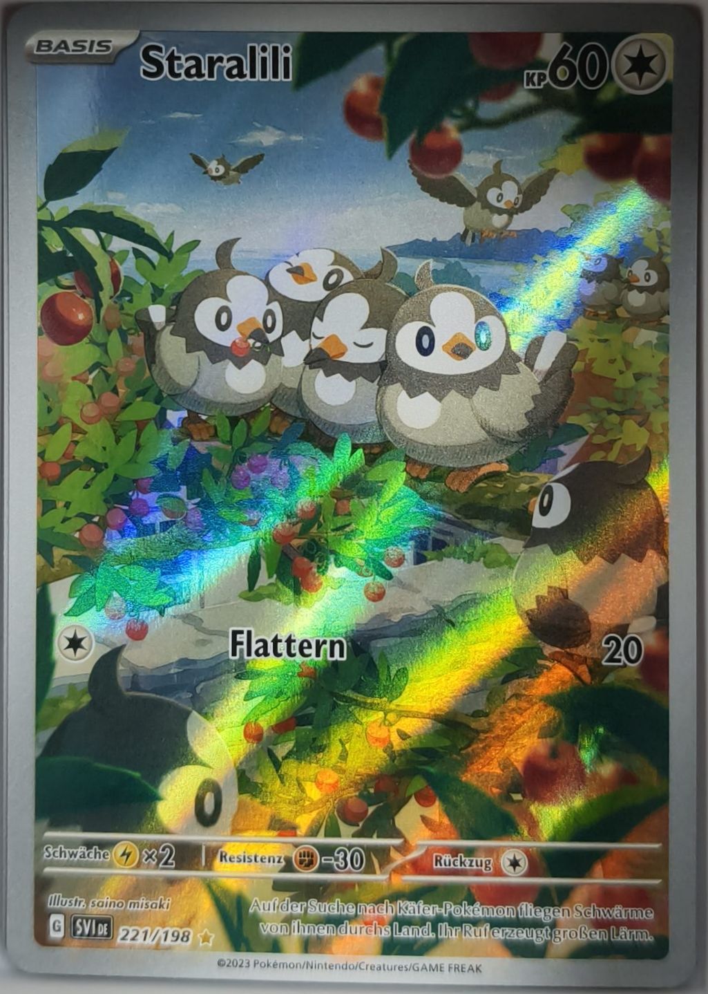Staralili 221/198 Scarlet & Violet NM Pokemon TCG - Lachsnacken-Shop