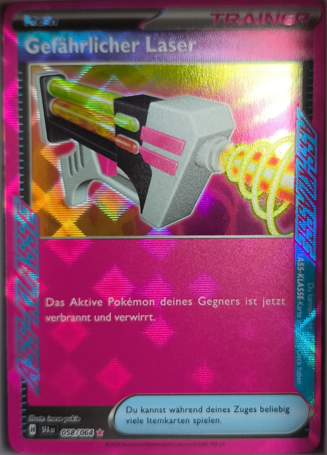 Gefährlicher Laser Nebel der Sagen NM Pokemon TCG - Lachsnacken-Shop
