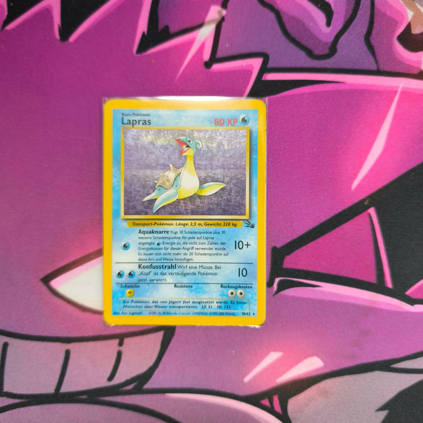 Lapras Fossil Zustand: Excellent-Near Mint