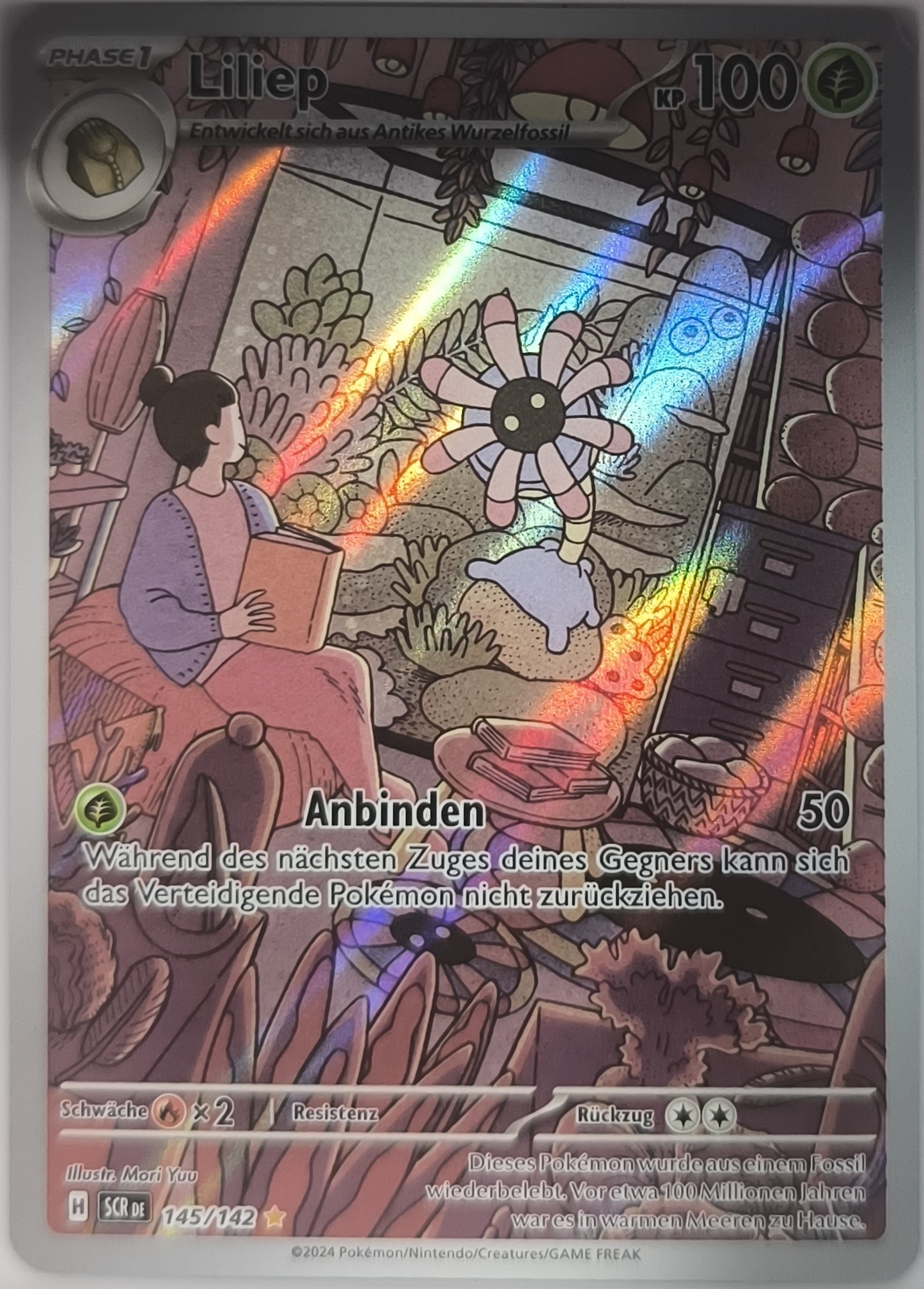 Liliep 145/142 Stellar Crown NM Deutsch Pokemon TCG