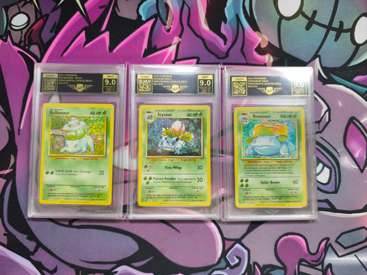 Bisasam+Bisaknosp+Bisaflor Classic Collection AP Grading 9